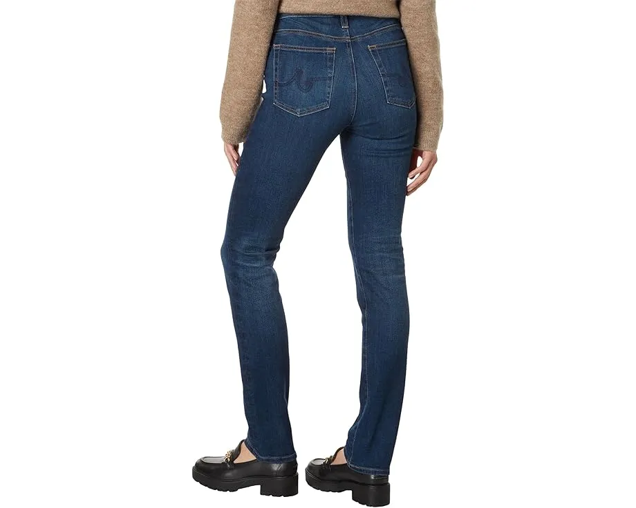 Джинсы AG Jeans Mari High Rise Slim Straight с высокой посадкой