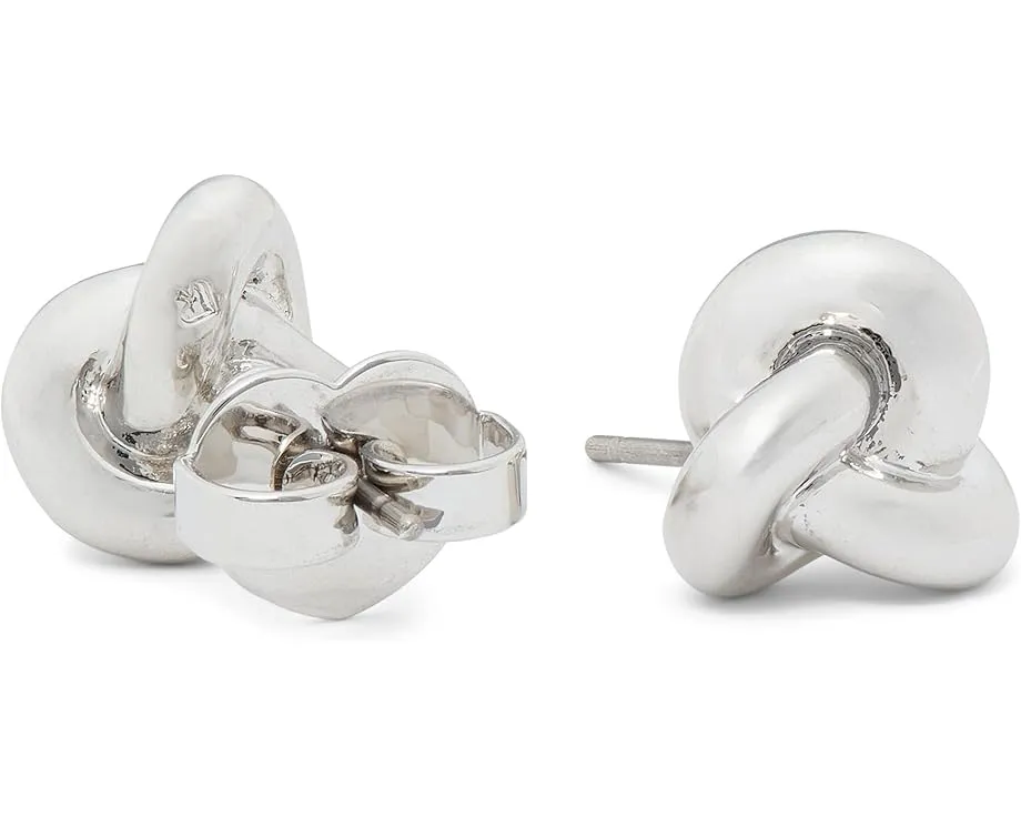 Серьги-гвоздики Double Knot Studs с двойным узлом от Kate Spade New York