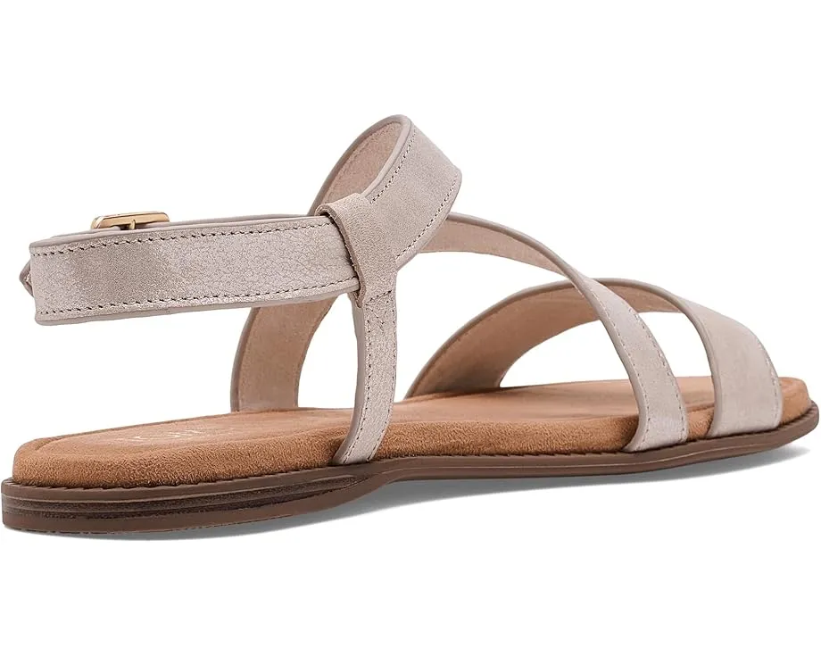 Сандалии TOMS Mar на мини-платформе с асимметричным ремешком