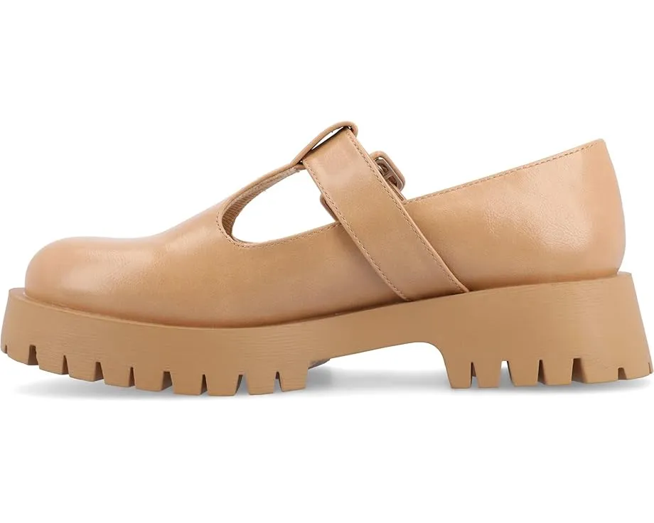 Балетки Suvi на массивном каблуке от Journee Collection