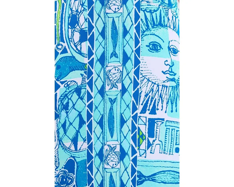 Макси-платье Lilly Pulitzer Ellison с принтом и расклешенной юбкой