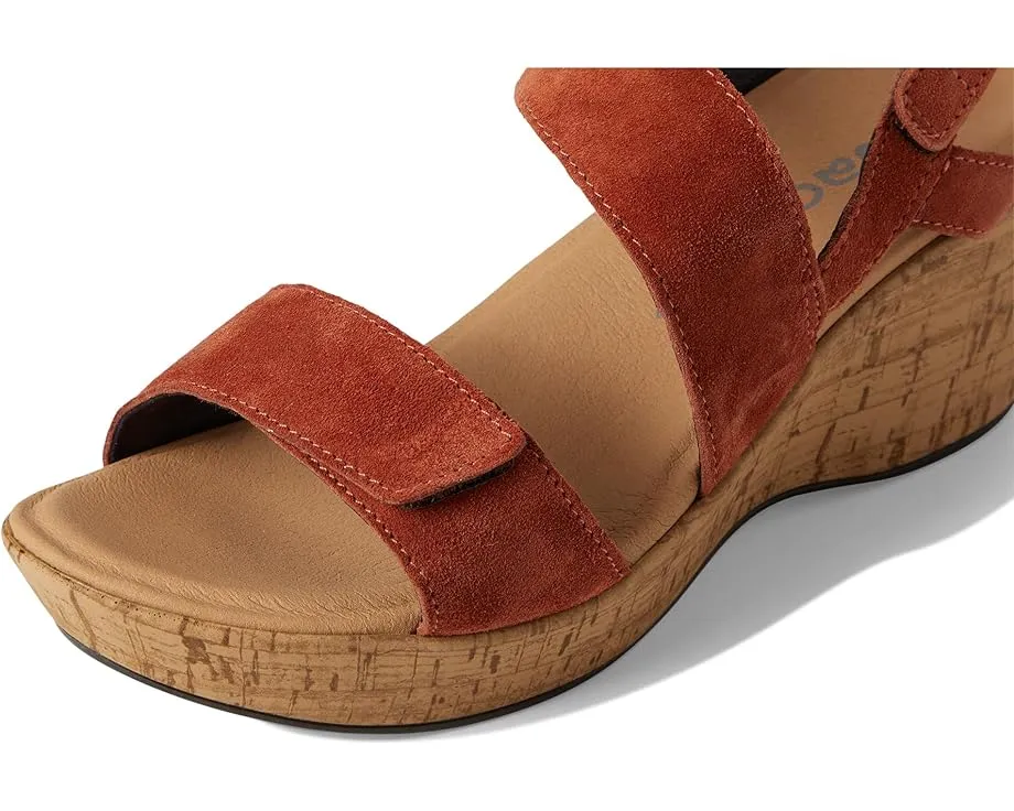 Сандалии Naot Sunrise с клиновидным каблуком и ремешками на липучке