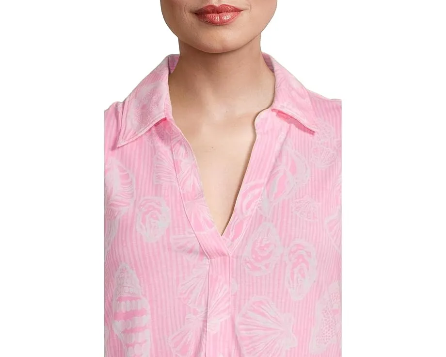 Макси-платье Lilly Pulitzer Riegan с ярусами и воротником