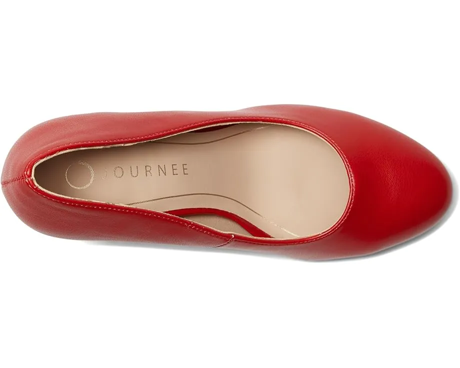 Туфли Journee Collection Seraphina на устойчивом каблуке с круглым носком