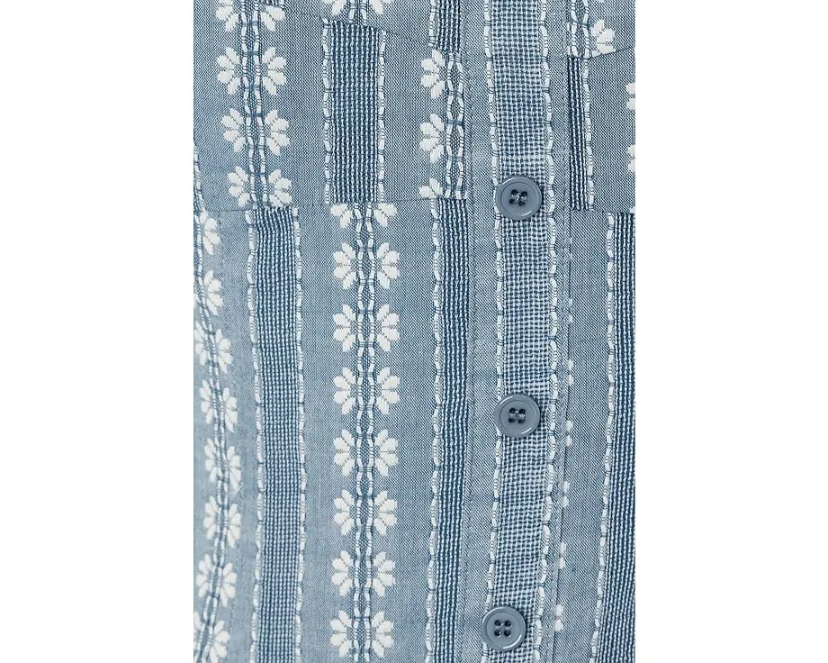 Мини-платье Avec Les Filles с заниженной талией в стиле рубашки