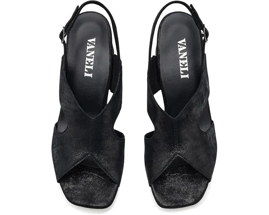 Сандалии Vaneli Daffy на платформе с ремешком на пряжке и каблуком 1 1/2 дюйма (3.81 см)