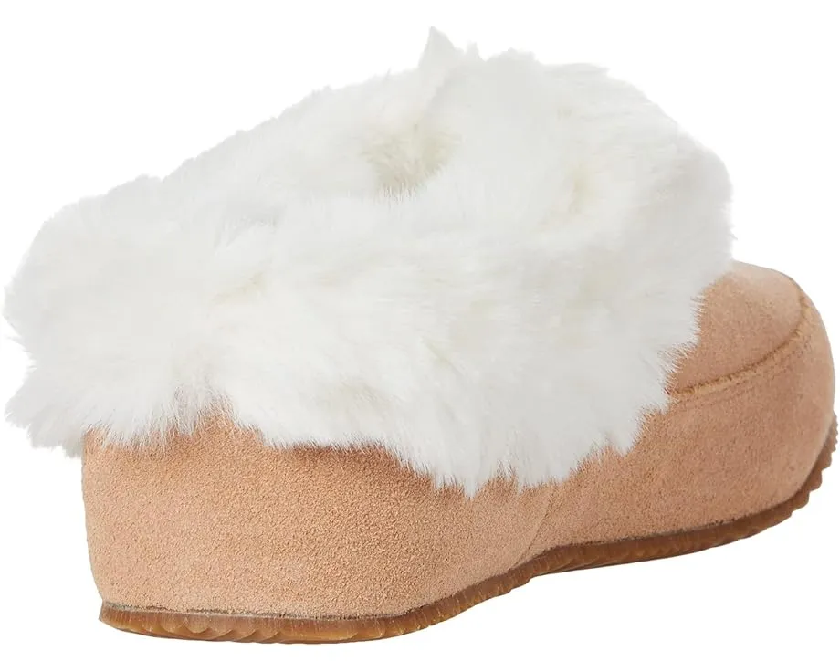 Домашние тапочки Sorel Go с искусственным мехом и резиновой подошвой