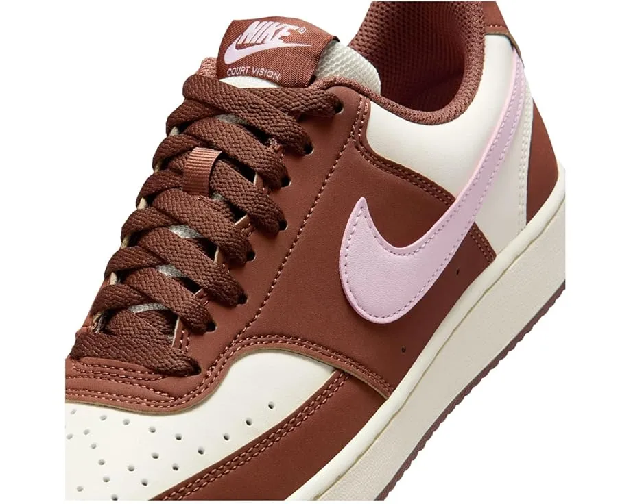 Кроссовки Nike Court Vision Low из искусственной кожи с перфорацией