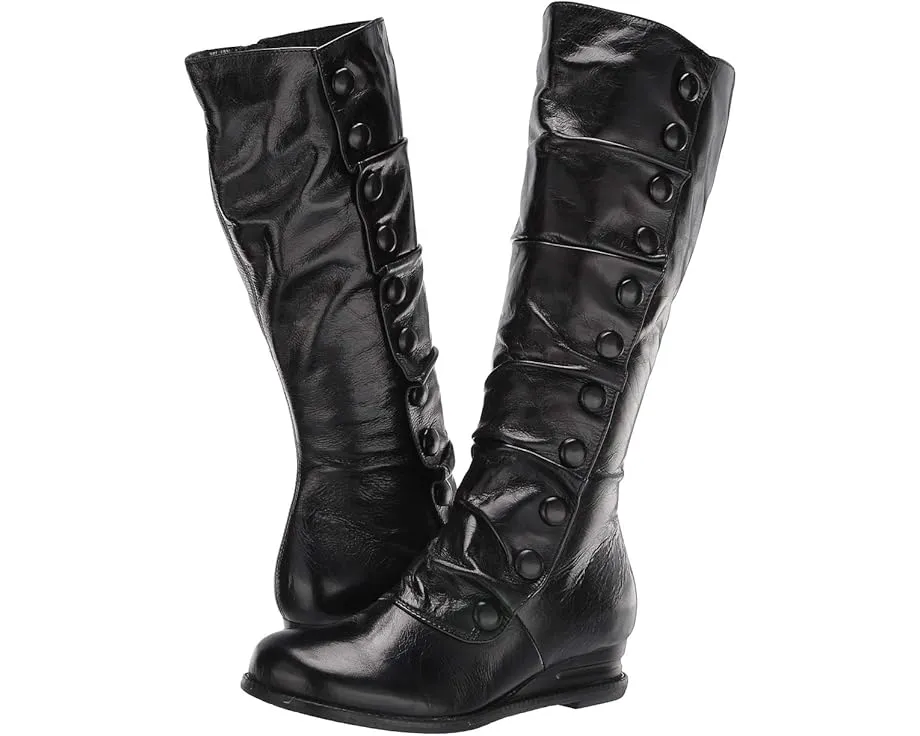 Высокие кожаные ботинки Miz Mooz Bobbie с пуговицами и защипами