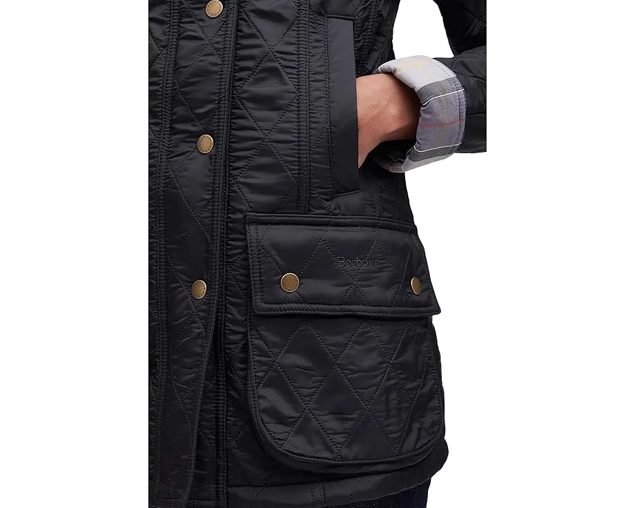 Стеганая куртка Beadnell Polarquilt с воротником и карманами от Barbour