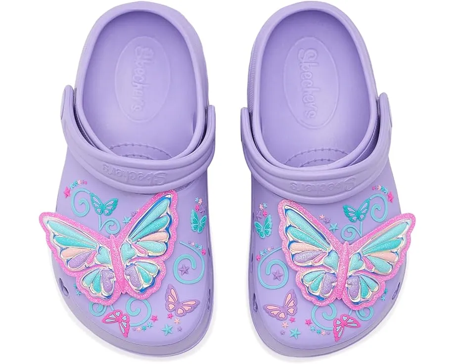 Детские сабо Skechers Sweetheart с бабочкой