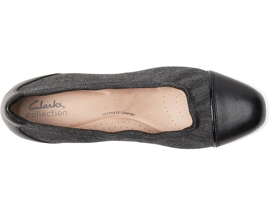 Туфли Clarks Juliet Step на удобном каблуке с квадратным носком