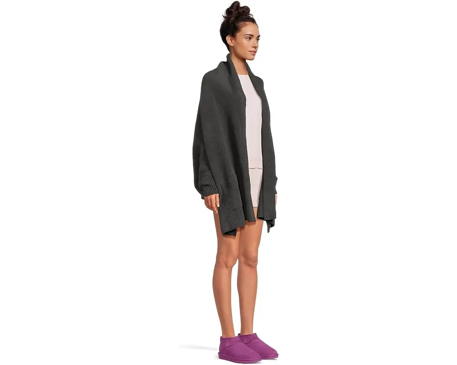 Плед-кардиган Barefoot Dreams CozyChic из мягкого микрофибрового трикотажа