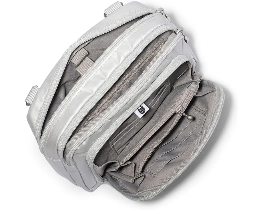 Мини-кошелек-кроссбоди Trifecta RFID Wallet Crossbody Baggallini на три отделения