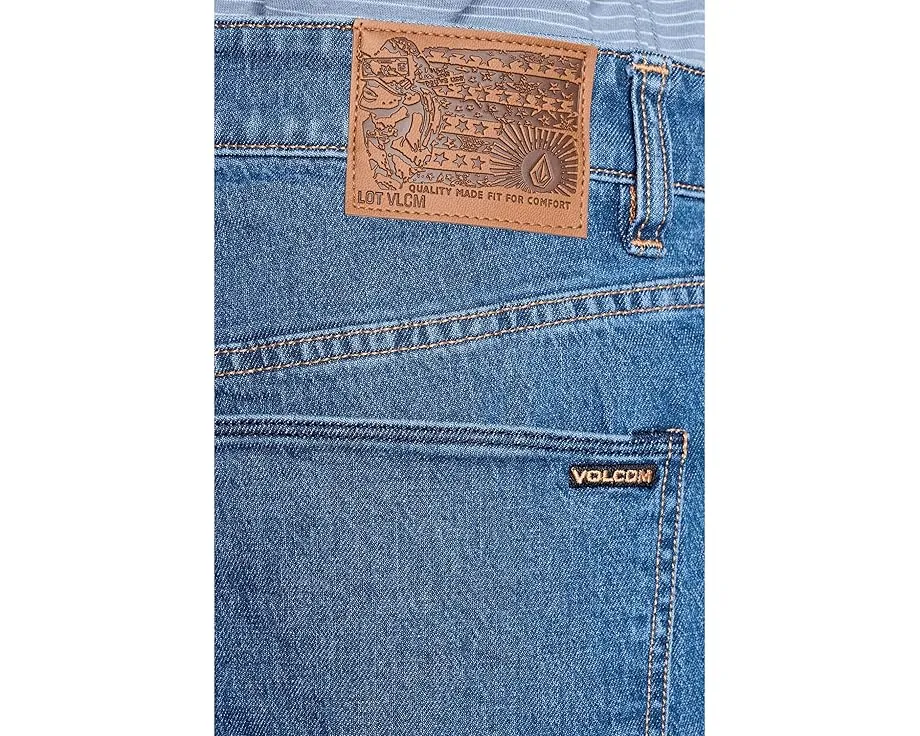 Джинсовые шорты Volcom Billow Denim 22 дюйма (56 см) в стиле пэчворк