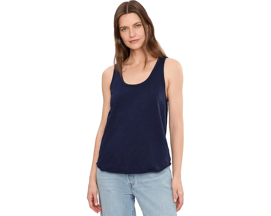 Топ Curve Hem Scoop Neck от Mod-o-doc с асимметричным подолом
