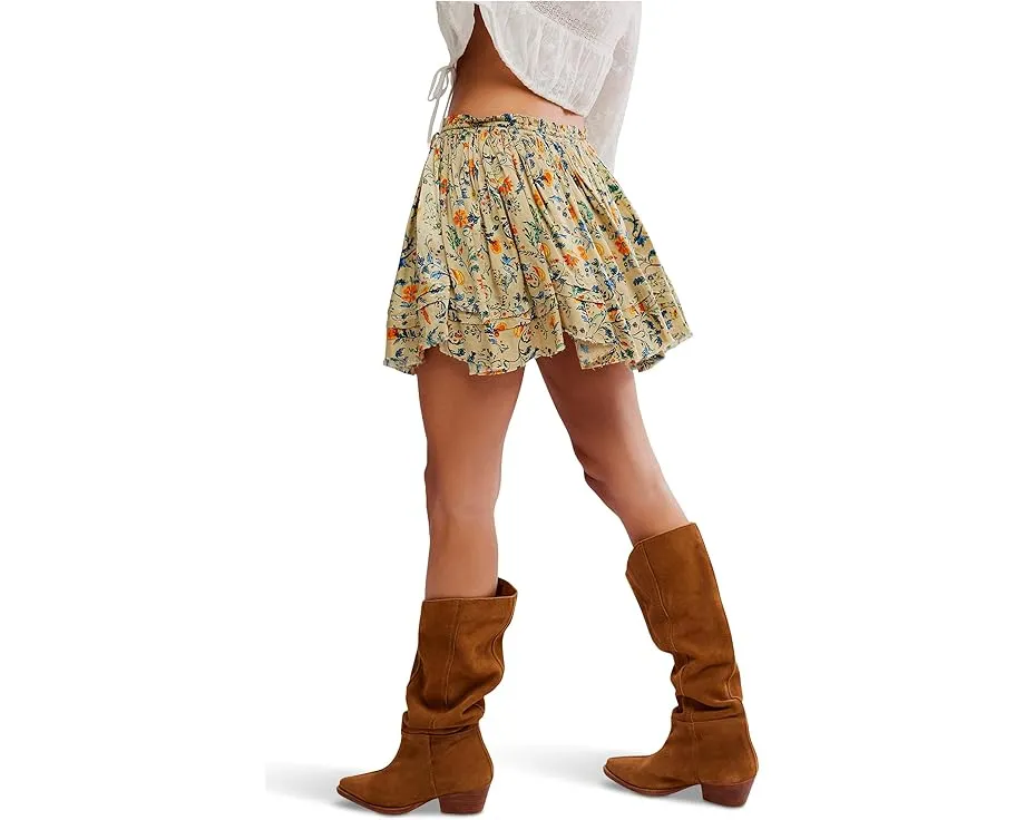 Юбка мини Free People One Third с цветочным принтом и ярусами