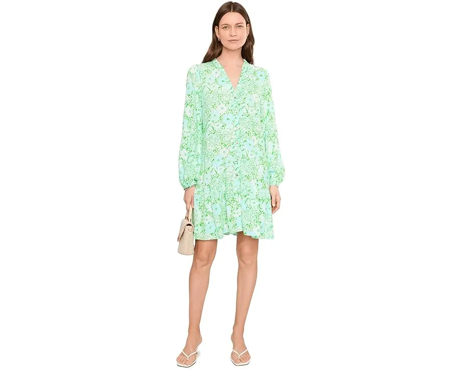 Туника Shaley Tunic Dress Lilly Pulitzer с воротником рюш и пуговицами