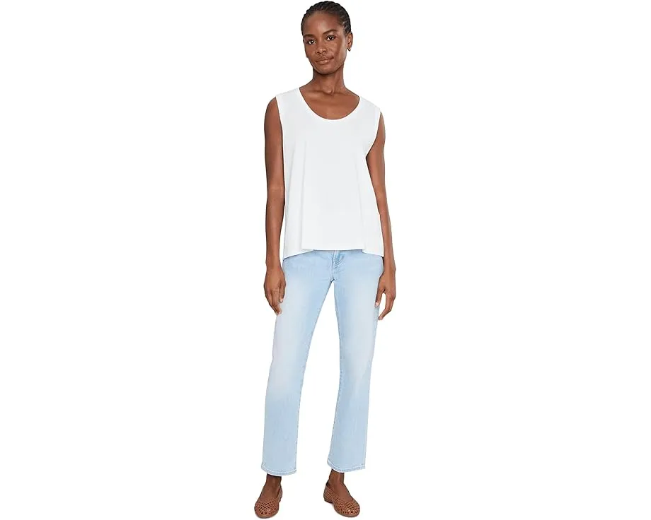 Eileen Fisher топ Organic Pima Cotton Jersey Scoop Neck
