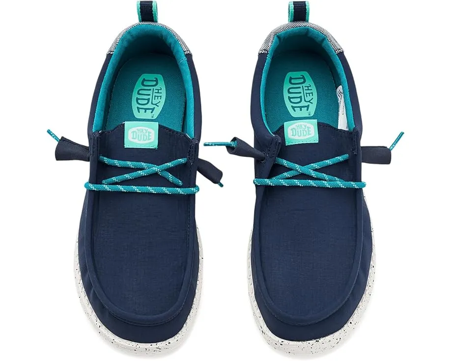 Hey Dude Kids Wally Mini Ripstop с верхом из рипстопа и технологией Flex & Fold