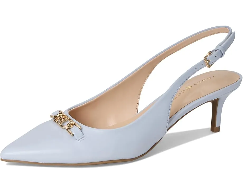 Туфли Tommy Hilfiger Tienna на низком каблуке с металлическим логотипом