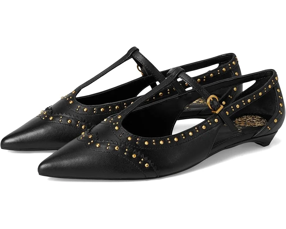 Vince Camuto Мюли Valkie на низком каблуке с Т-образным ремешком и декоративными шипами