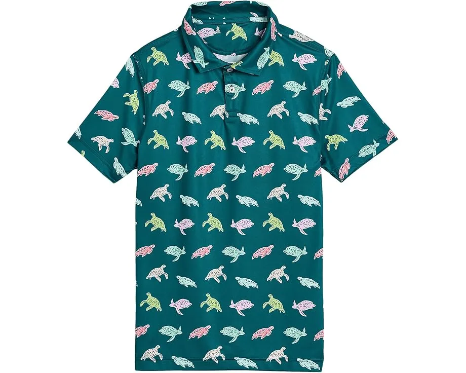 Polo The Turtally Awesome Chubbies Kids с принтом черепашек