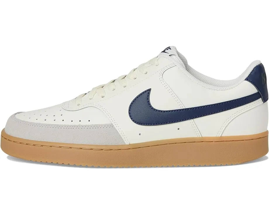 Кроссовки Nike Court Vision Low с ретро-дизайном и резиновой подошвой