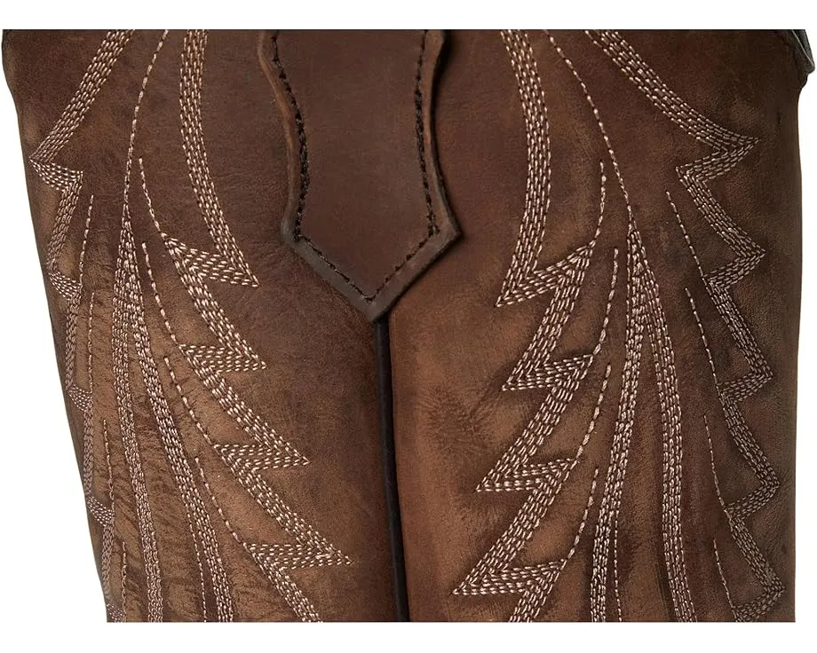 Corral Ботинки L6213 с песочной вышивкой на широком голенище