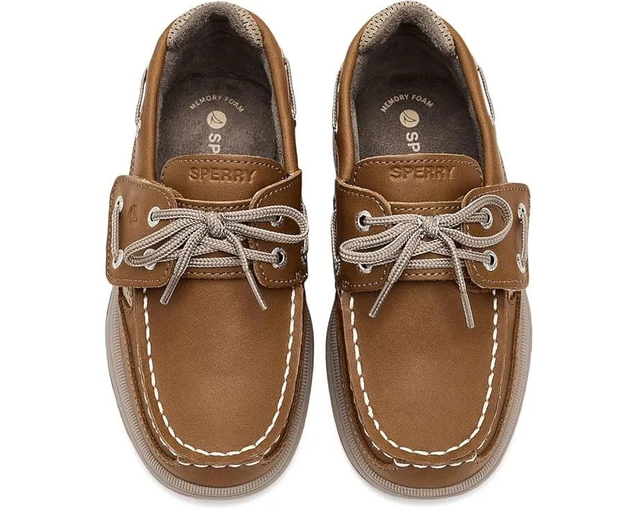 Детские мокасины Sperry Lanyard с сетчатыми вставками и застежкой на липучке