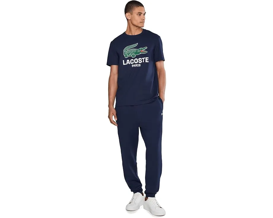Спортивные брюки Lacoste с зауженными штанинами из органического хлопка