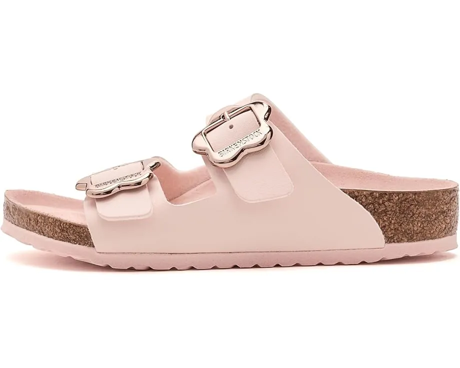 Детские сандалии Birkenstock Arizona с цветочной пряжкой и пробковой стелькой
