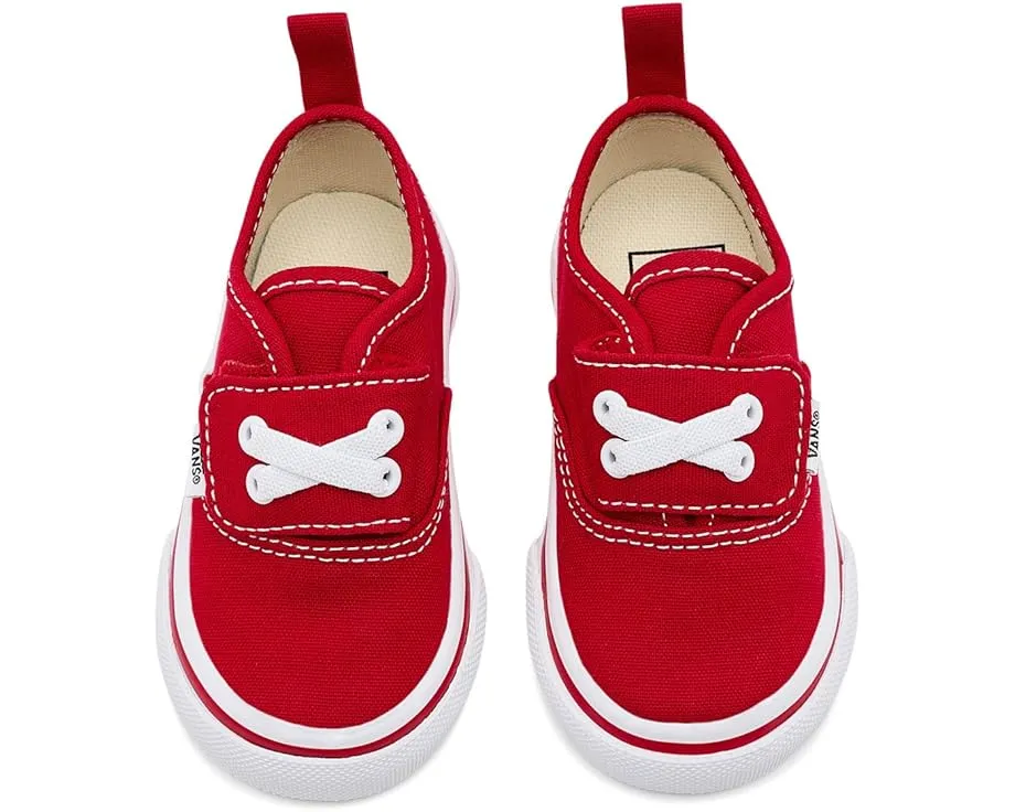 Детские кеды Vans Kids Authentic Elastic V на липучке с эластичными шнурками