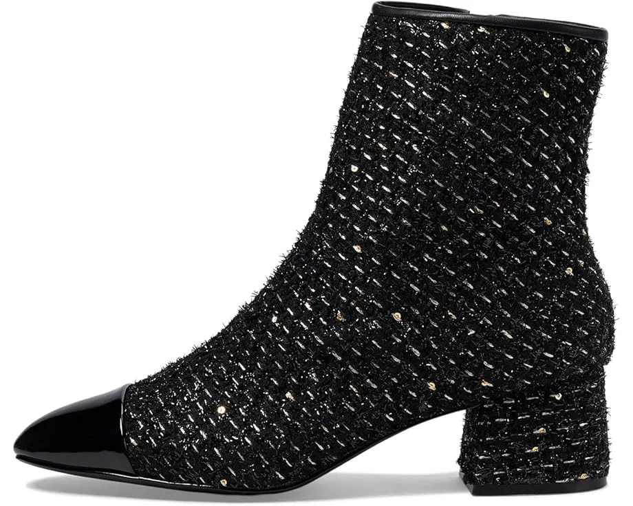 Ботильоны Steve Madden Eiffel с контрастным мыском и массивным каблуком