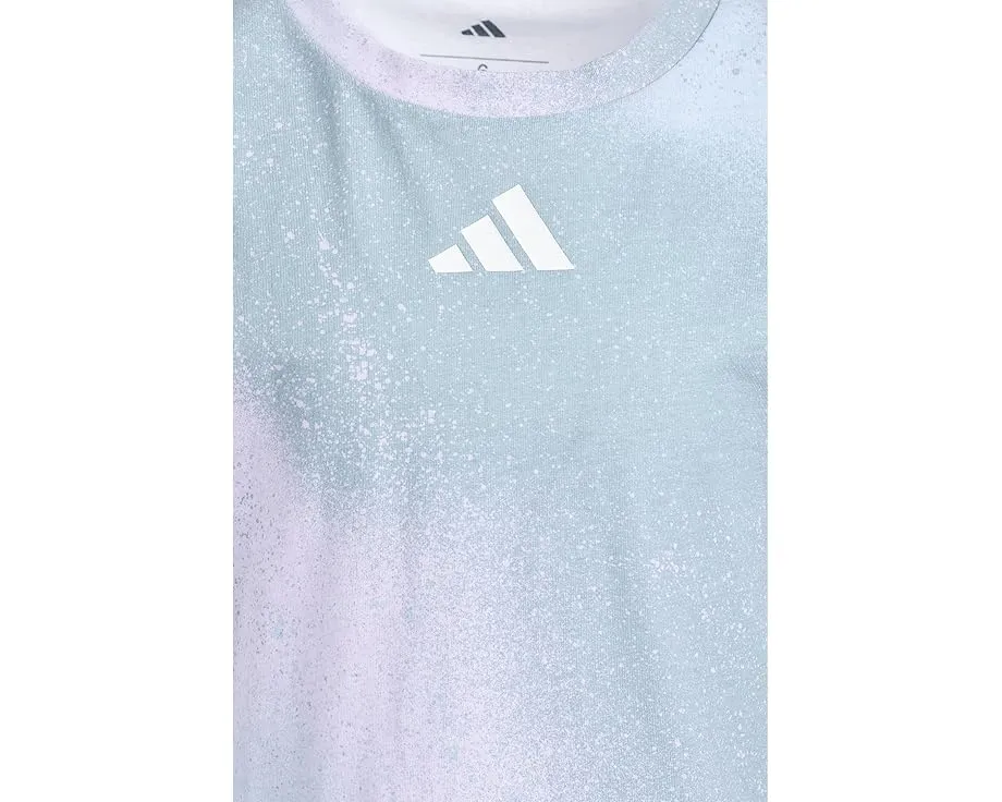 Детский комплект adidas Kids: топ-боксе без рукавов и юбка-шорты с запахом
