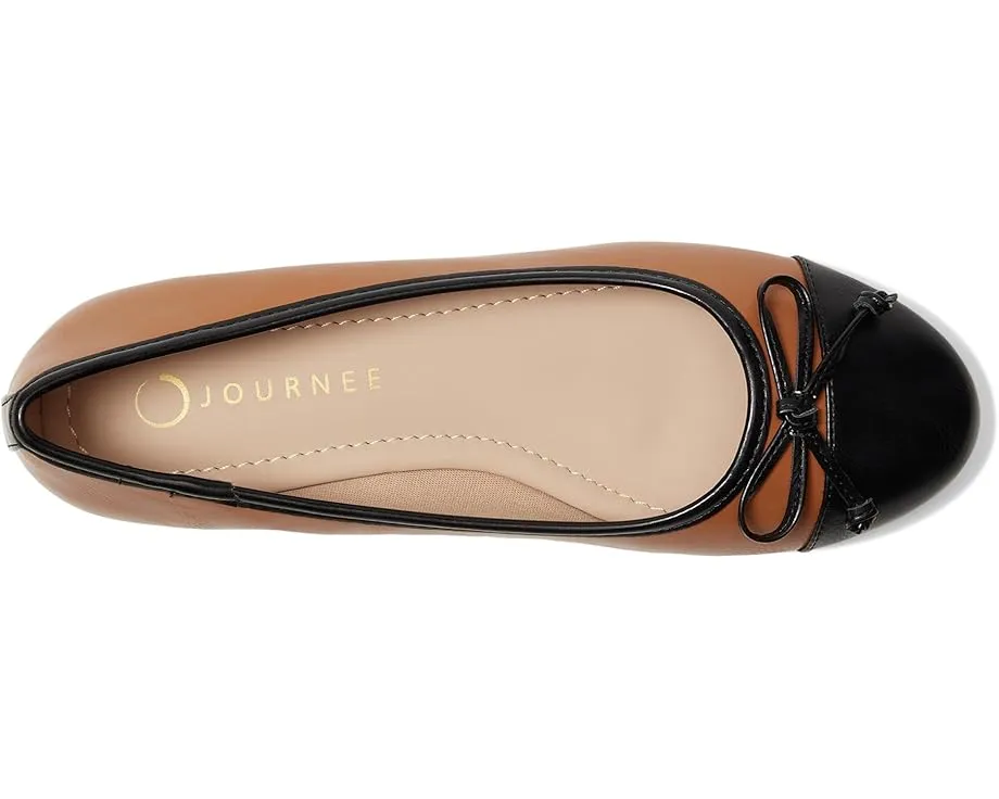 Балетки Journee Collection Kaiah с круглым носком и бантом