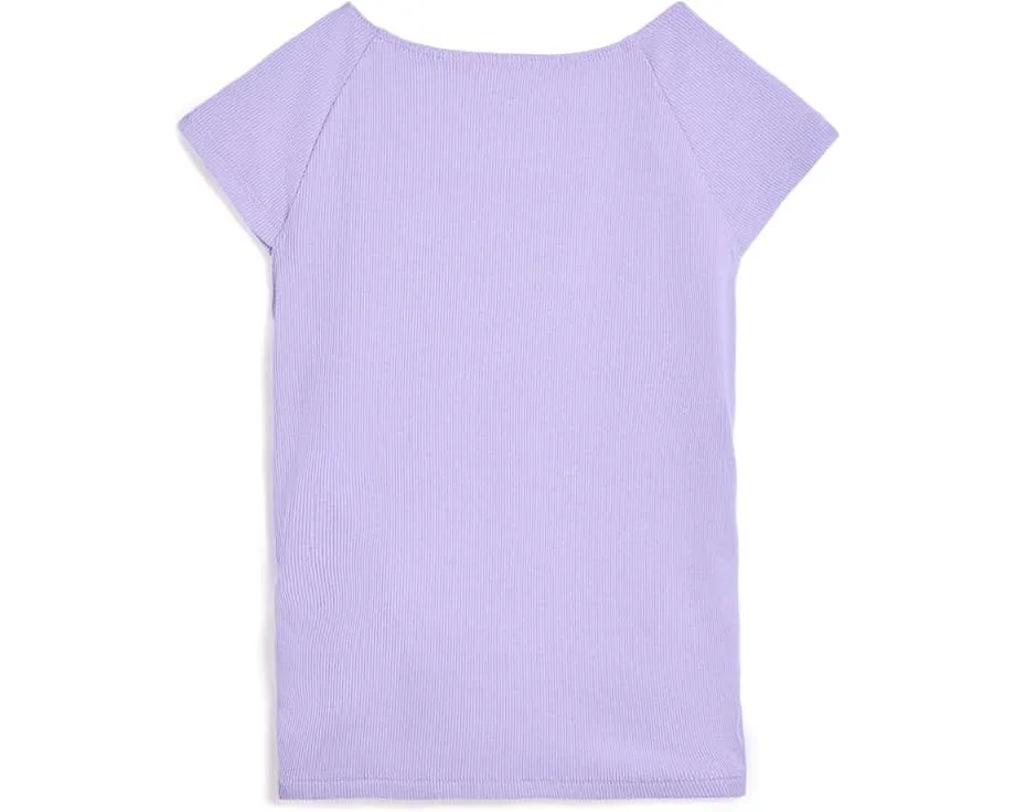 Футболка с асимметричной драпировкой abercrombie kids для детей