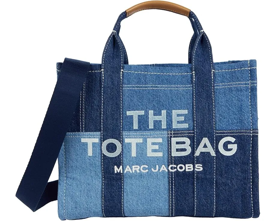 Сумка тоут Marc Jacobs The Denim Medium из хлопка с длинным ремнем
