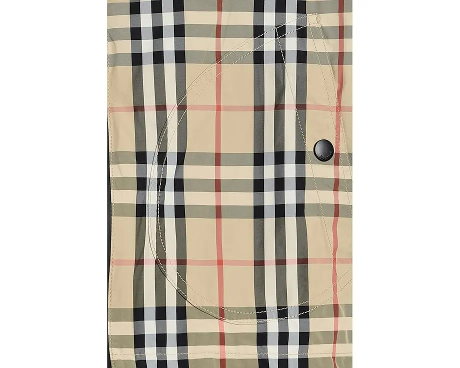 Пальто Burberry Kids Jem Check Coat для детей