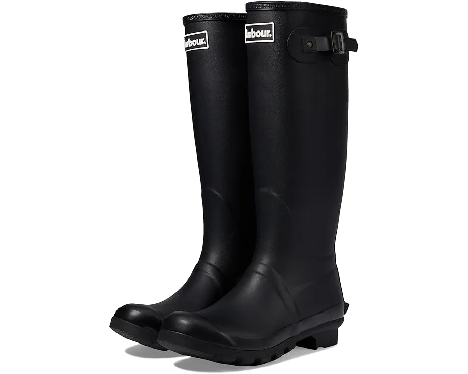Резиновые сапоги Barbour Bede с подкладкой в клетку и регулируемой пряжкой