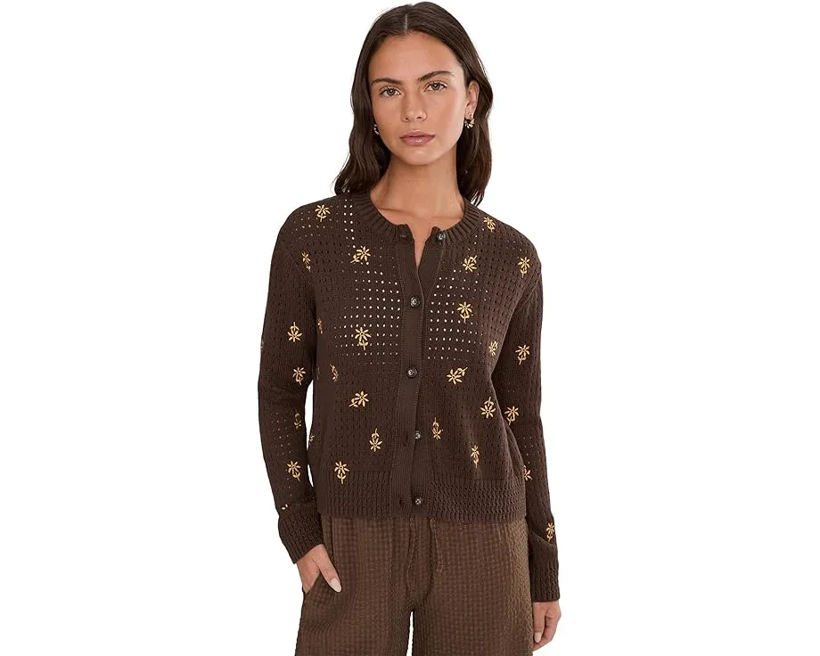 Кардиган Bianca Embroidered Cardigan от Toad&Co с вышивкой и удлиненным силуэтом