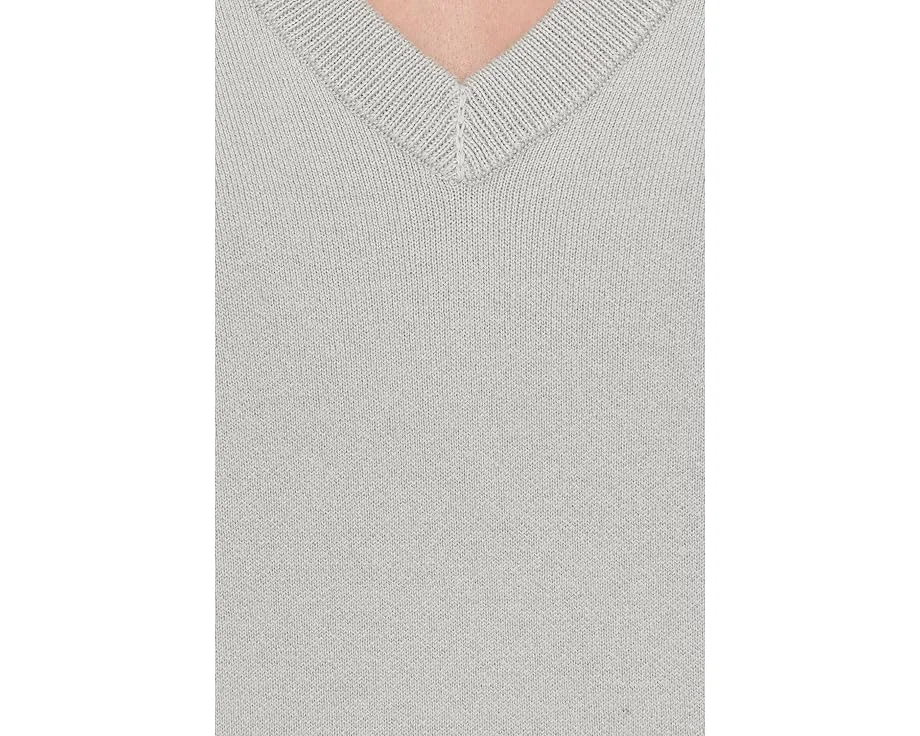 Свитер Vince с V-образным вырезом из двойного хлопка и кашемира