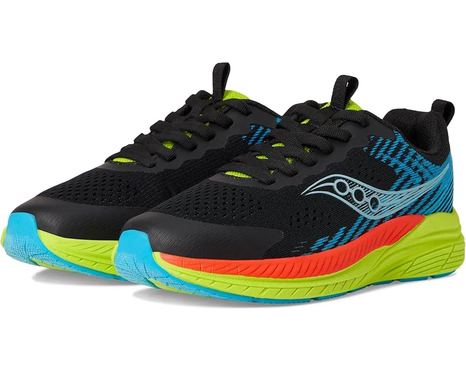 Кроссовки Saucony Kids Hurricane KDZ для детей с кожаным верхом