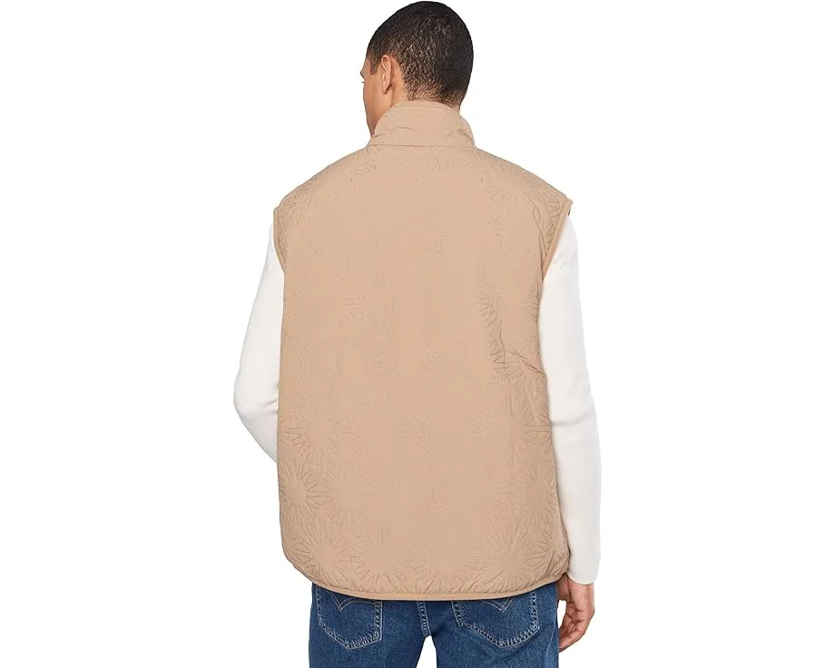 UGG Sun Splatter Reversible Vest двусторонний жилет с абстрактным принтом и стеганой вышивкой