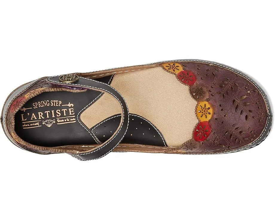 L'Artiste by Spring Step сабо Kysandra-Fleur с ручной росписью