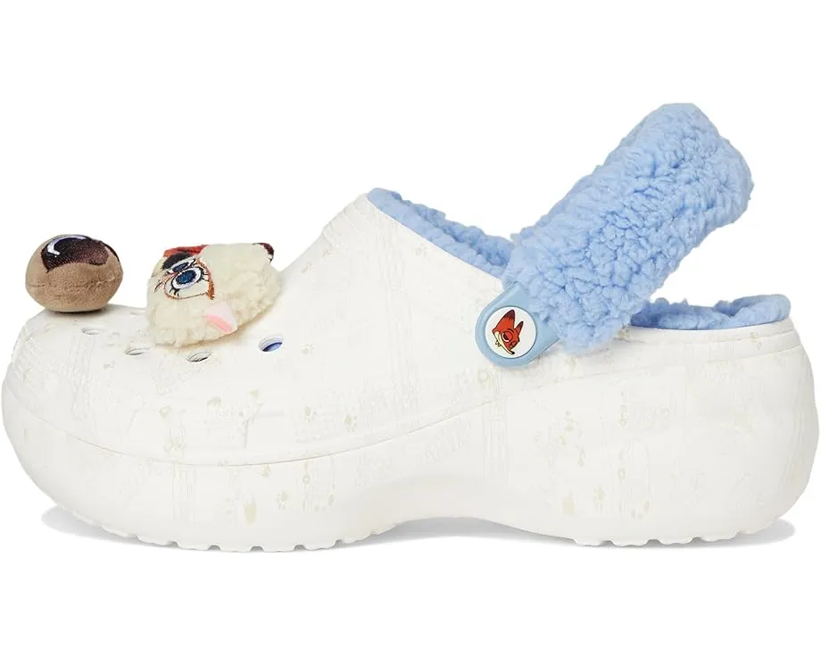 Кроксы Zootopia Classic Platform Clogs на платформе с charms от Disney