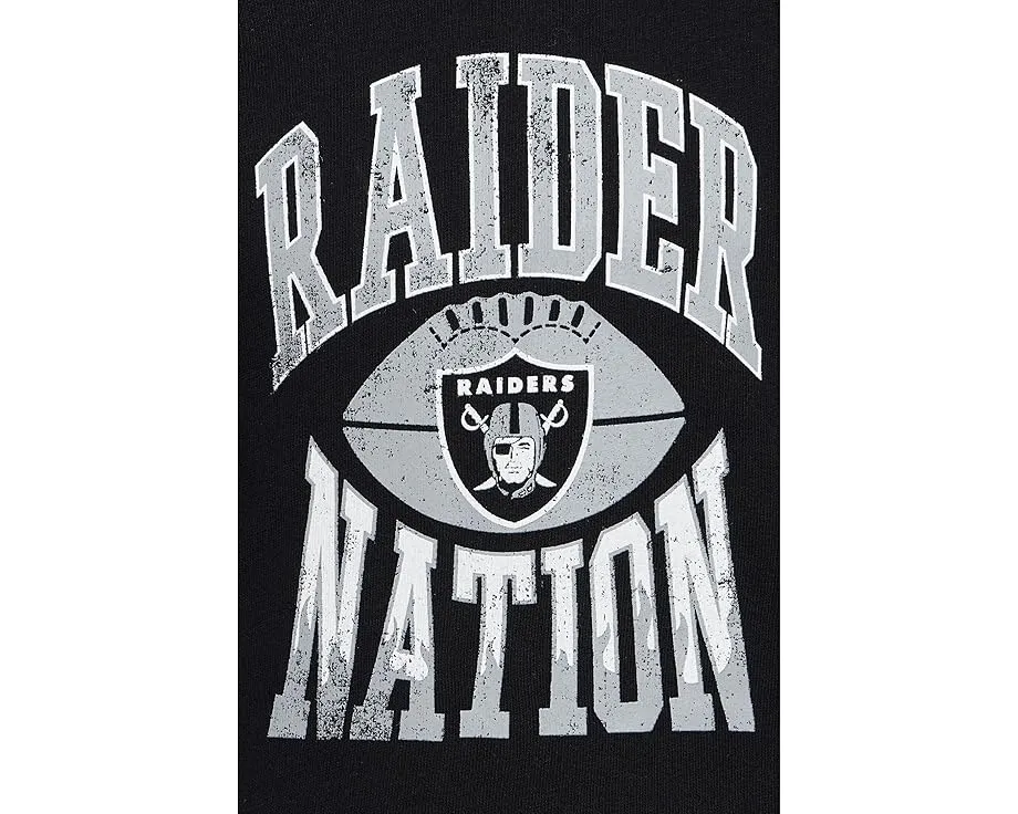 Детская футболка Junk Food Clothing Kids с длинным рукавом и принтом Las Vegas Raiders