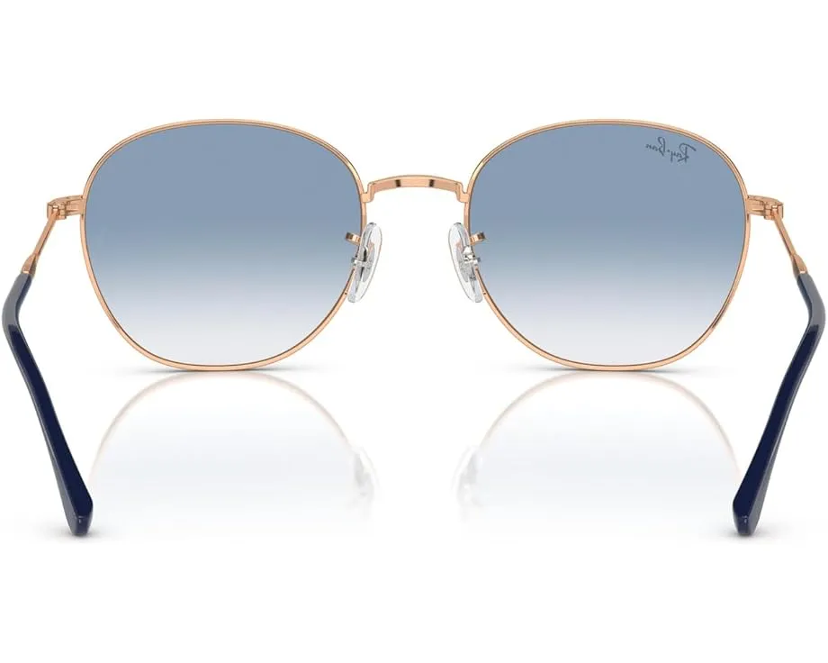 Солнцезащитные очки Ray-Ban 0RB3809 с металлической овальной оправой