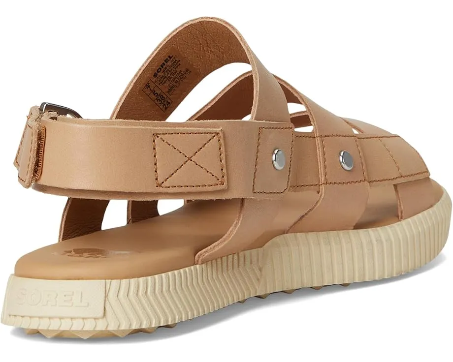 Сандалии SOREL Ona Ave™ Slingback Flat с ремешком на липучке и стелькой из ЭВА