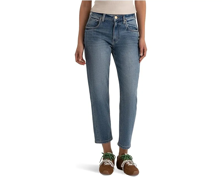 Джинсы KUT from the Kloth Kit с высокой посадкой и прямым расклешенным кроем